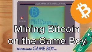 Игровую приставку Game Boy научили майнить биткоин